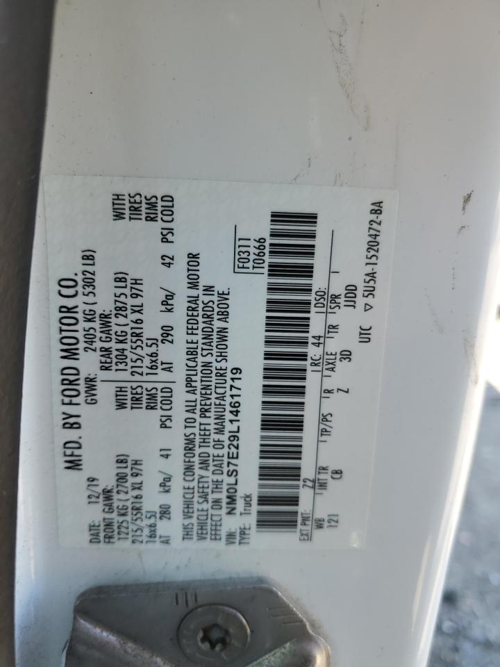 NM0LS7E29L1461719 2020 Ford Transit Connect Xl