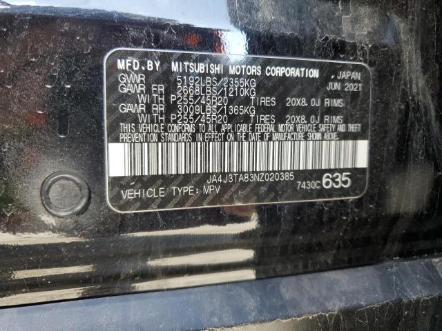 2022 Mitsubishi Outlander Es VIN: JA4J3TA83NZ020385 Lot: 46073404