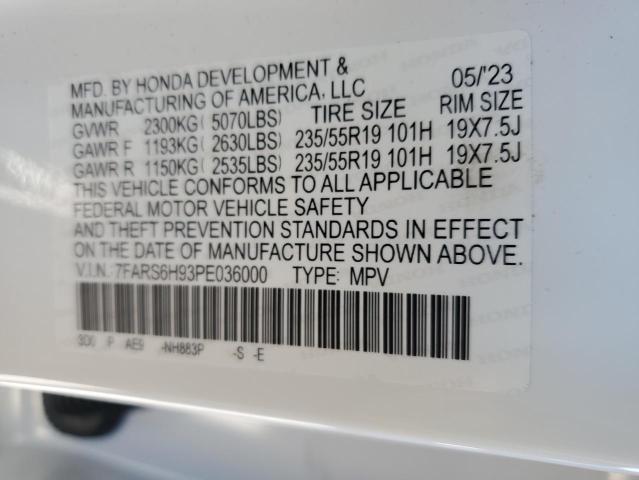 2023 HONDA CR-V SPORT - 7FARS6H93PE036000