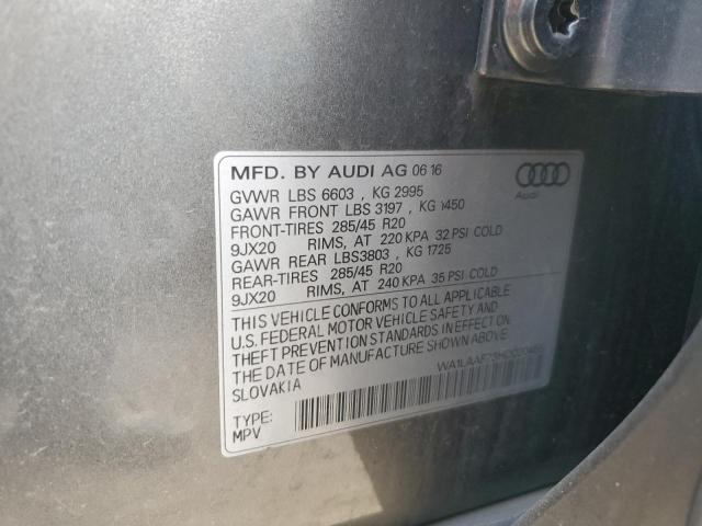 VIN WA1LAAF73HD020455 2017 Audi Q7, Premium Plus no.13