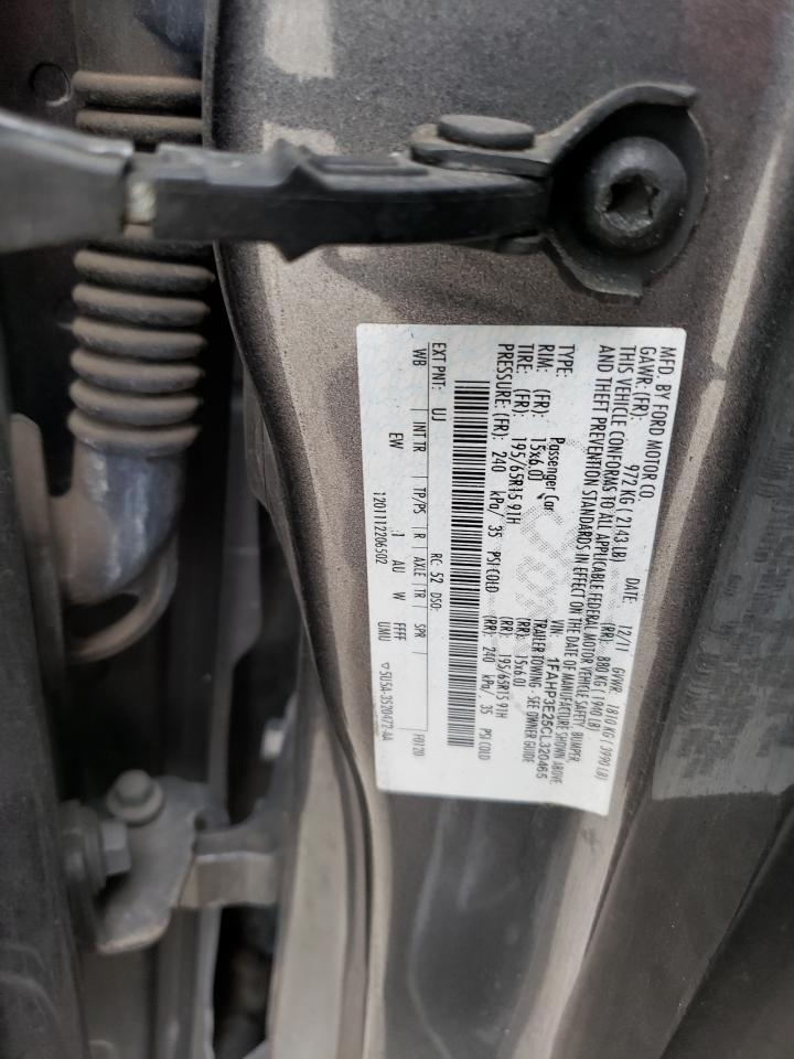 1FAHP3E25CL320465 2012 Ford Focus S