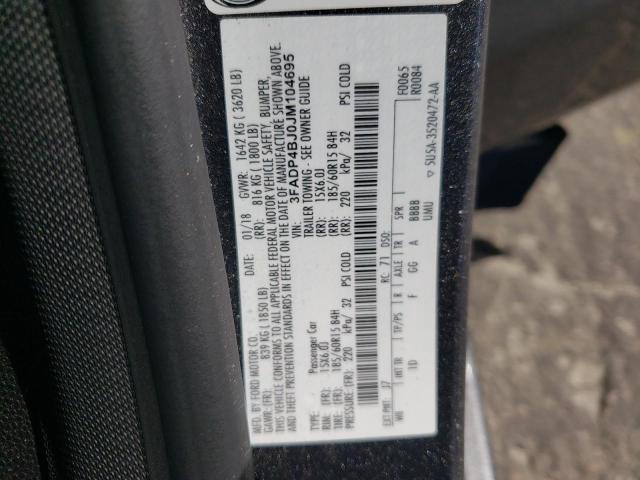 2018 FORD FIESTA SE - 3FADP4BJ0JM104695