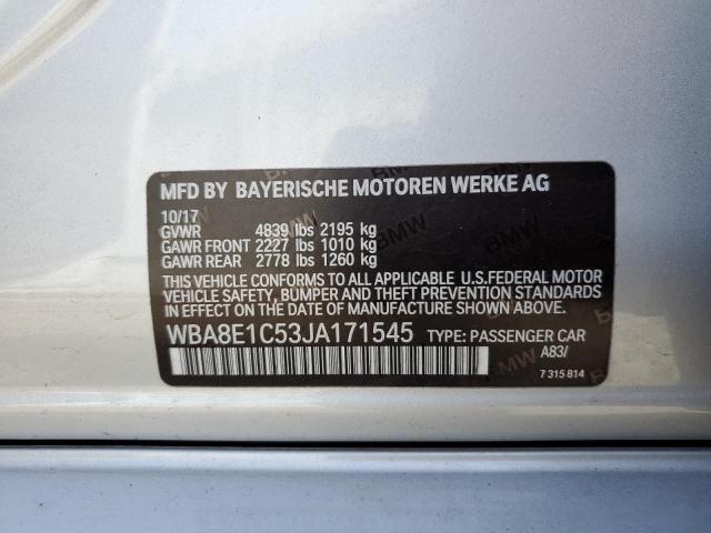 2018 BMW 330E - WBA8E1C53JA171545