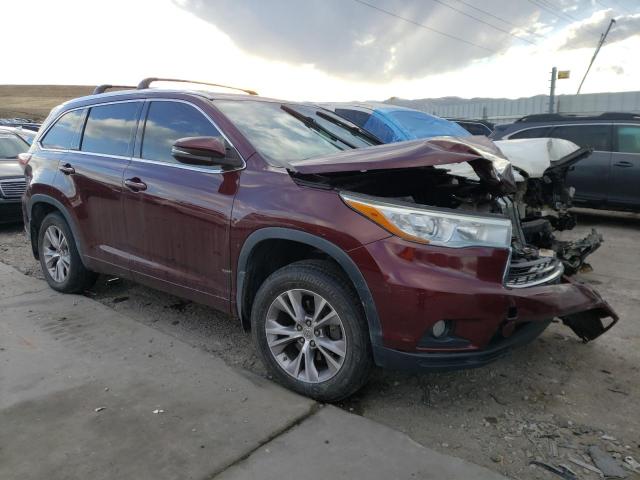 VIN 5TDJKRFH2FS213344 2015 Toyota Highlander, Xle no.4