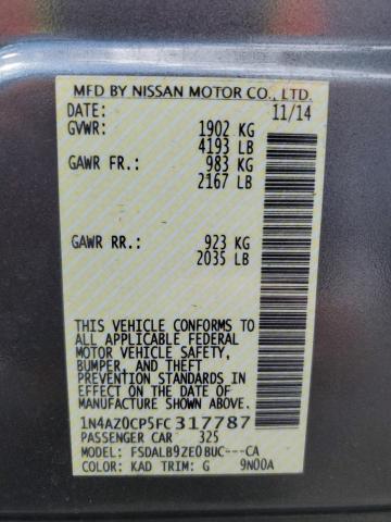 2015 NISSAN LEAF 1N4AZ0CP5FC317787