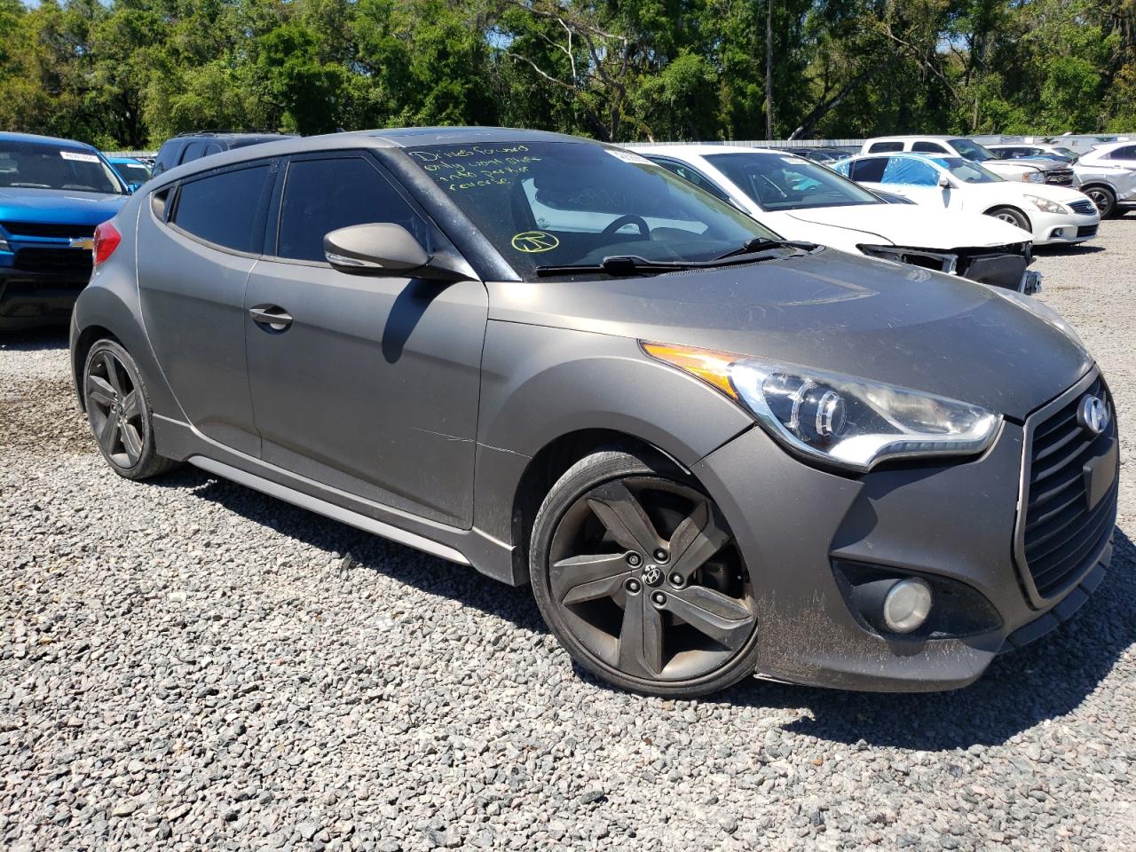 KMHTC6AE8EU207054 2014 Hyundai Veloster Turbo