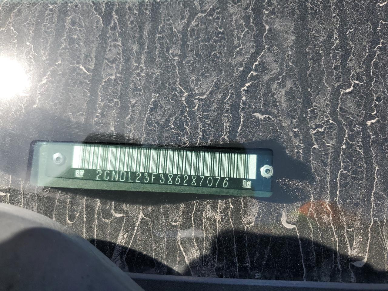 2CNDL23F386287076 2008 Chevrolet Equinox Ls