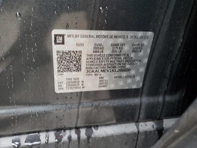2019 GMC TERRAIN SL - 3GKALMEV1KL266600