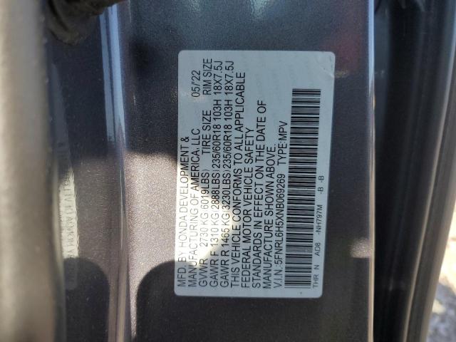 2022 HONDA ODYSSEY EX 5FNRL6H5XNB069269