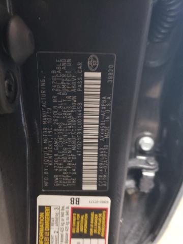 2020 TOYOTA AVALON LIM 4T1D21FB1LU014458