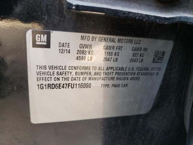 VIN 1G1RD6E47FU116090 2015 Chevrolet Volt no.12