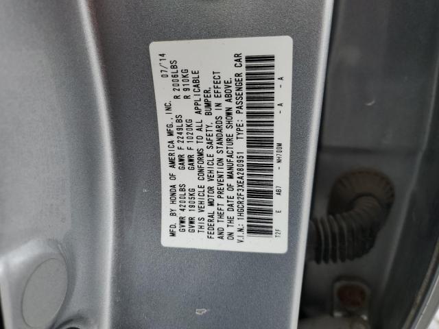 2014 Honda Accord Lx VIN: 1HGCR2F3XEA280951 Lot: 45394704