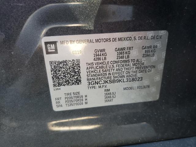 2019 CHEVROLET TRAX LS - 3GNCJKSB9KL318023
