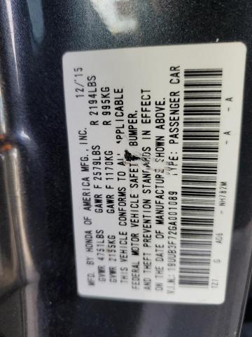 2016 ACURA TLX ADVANC 19UUB3F72GA001089