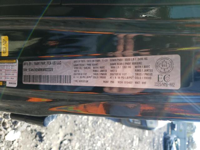 2021 JEEP WRANGLER U - 1C4HJXEN8MW622328