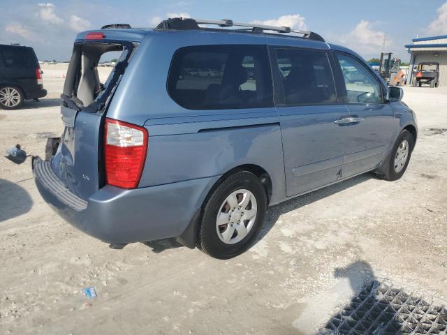 KIA SEDONA EX 2007 turquoise sports v gas KNDMB233776171638 photo #4