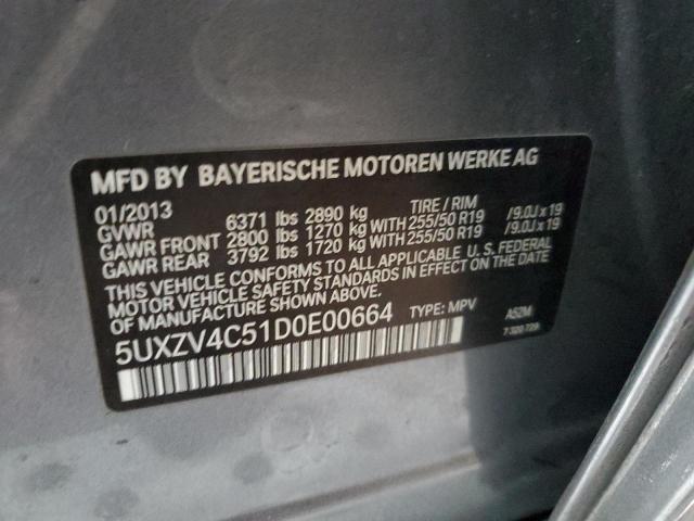 Lot #2411618181 2013 BMW X5 XDRIVE3 salvage car