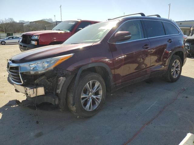 VIN 5TDKKRFH1FS082699 2015 Toyota Highlander, Xle no.1