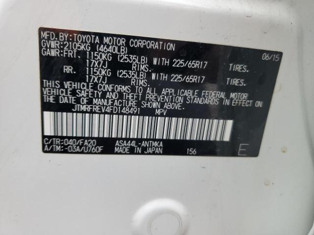 2015 TOYOTA RAV4 XLE - JTMRFREV4FD148491