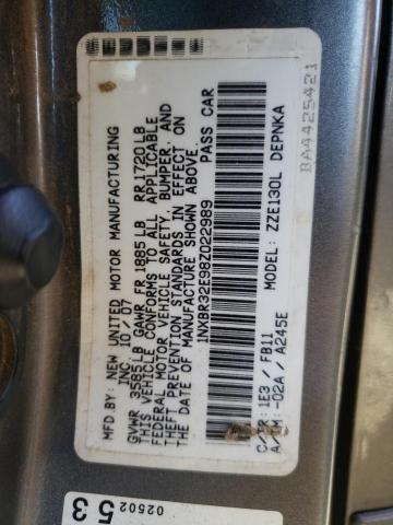 2008 Toyota Corolla Ce VIN: 1NXBR32E98Z022989 Lot: 47820804