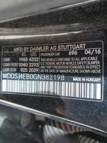 VIN WDDSJ4EB0GN382198 2016 Mercedes-Benz CLA-Class,... no.12