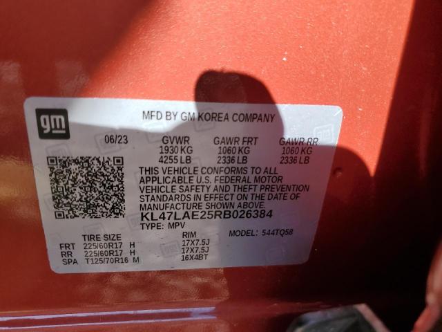 2024 BUICK ENVISTA PR - KL47LAE25RB026384