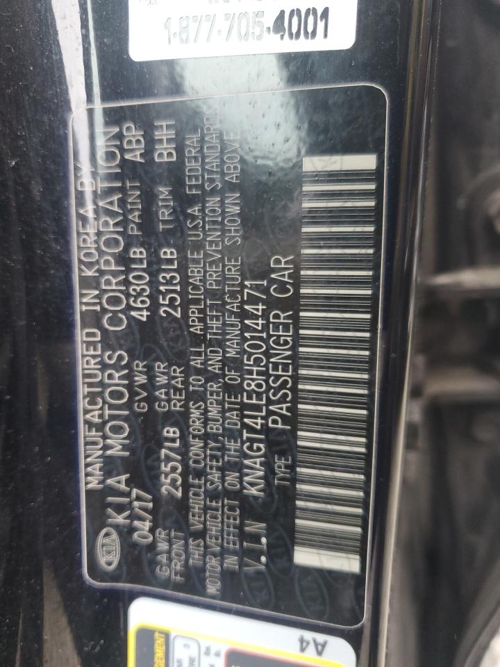 KNAGT4LE8H5014471 2017 Kia Optima Hybrid