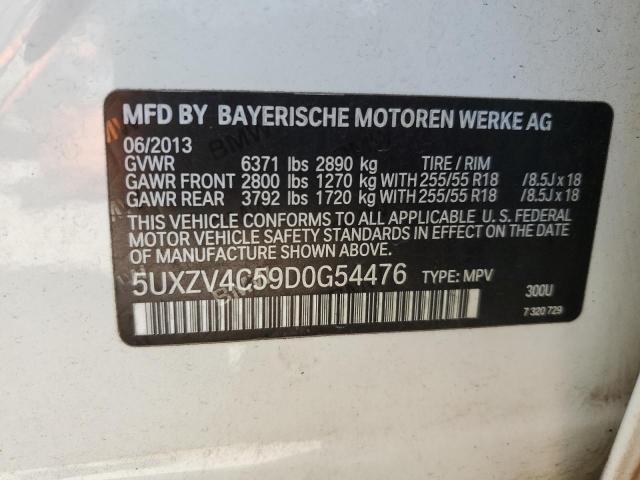 VIN 5UXZV4C59D0G54476 2013 BMW X5, Xdrive35I no.13