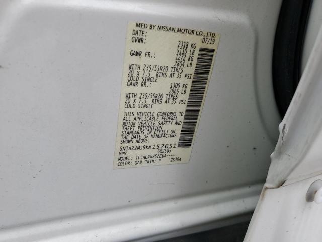 2019 NISSAN MURANO S - 5N1AZ2MJ9KN157651