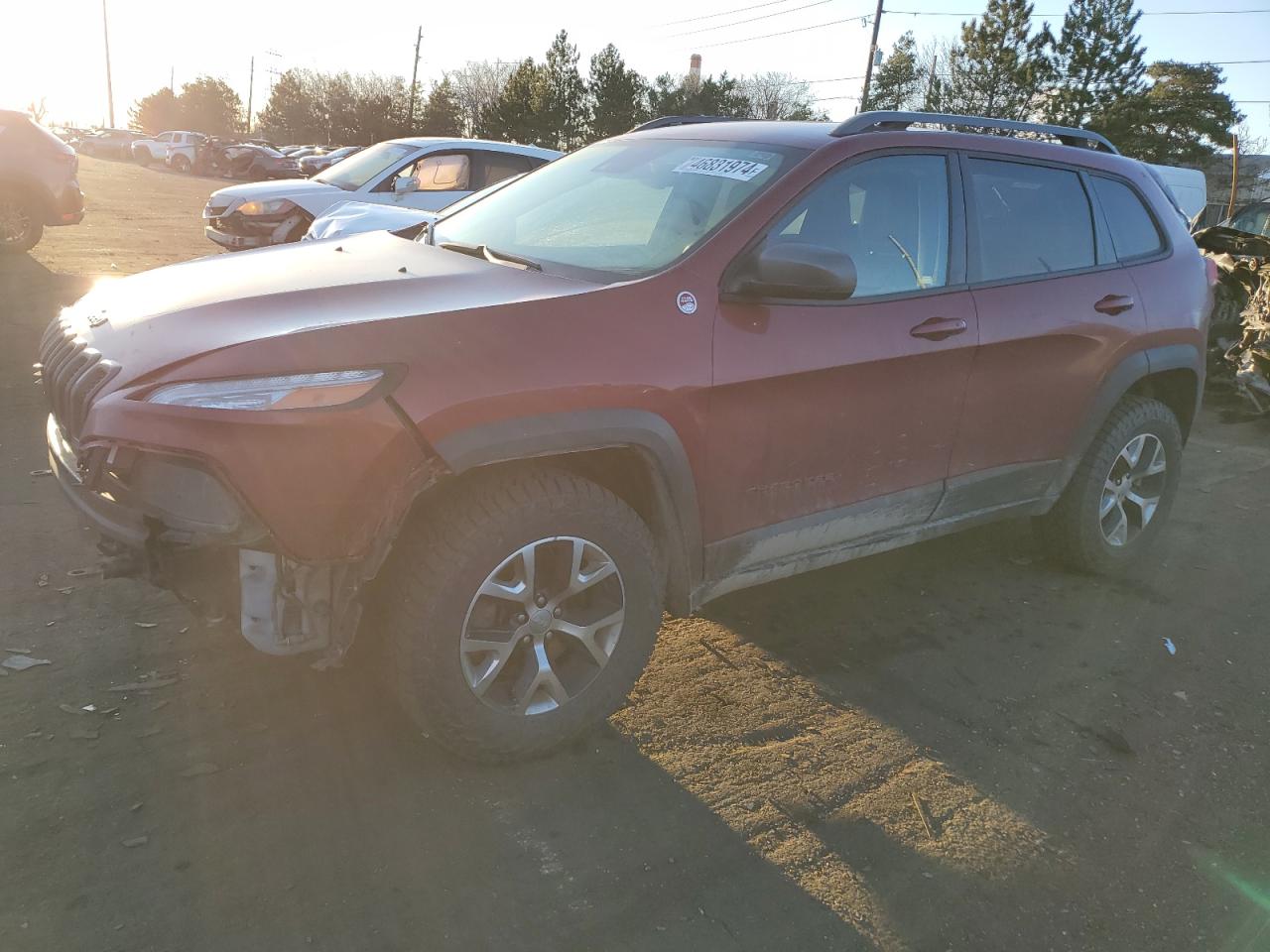 1C4PJMBSXEW145424 2014 Jeep Cherokee Trailhawk