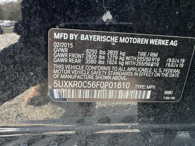 Паркетники BMW X5 2015 Чорний