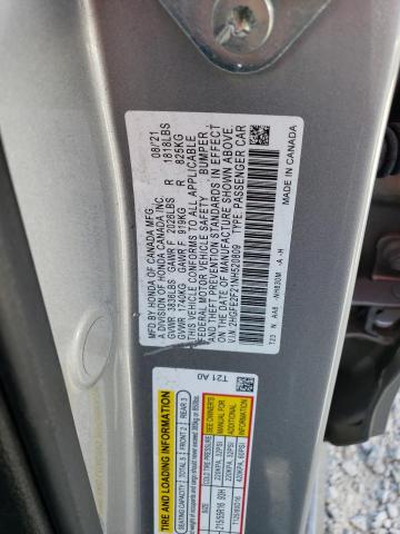 2HGFE2F21NH520809 Honda Civic LX 12