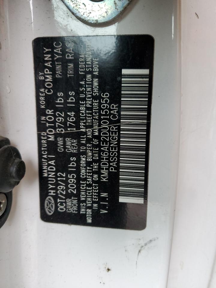 KMHDH6AE2DU015956 2013 Hyundai Elantra Coupe Gs