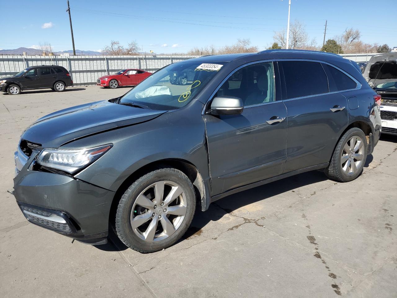 5FRYD4H81EB039406 2014 Acura Mdx Advance