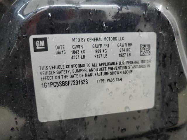 2015 CHEVROLET CRUZE LT - 1G1PC5SB8F7291633