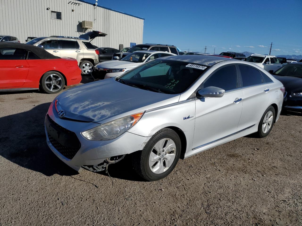 KMHEC4A43EA116327 2014 Hyundai Sonata Hybrid