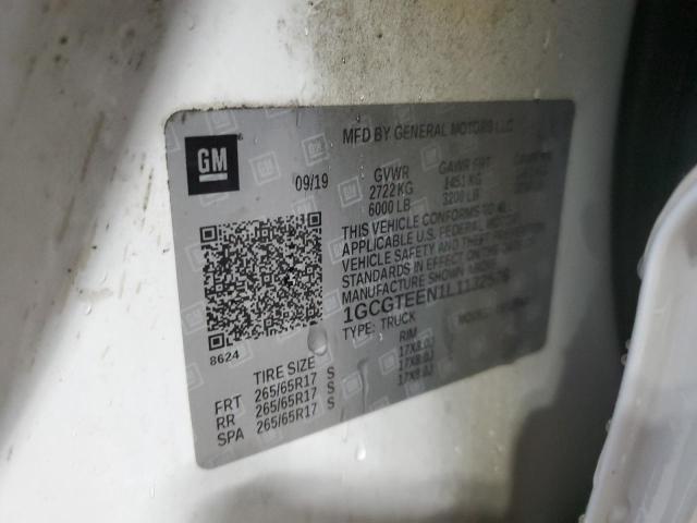 2020 CHEVROLET COLORADO Z 1GCGTEEN1L1132576