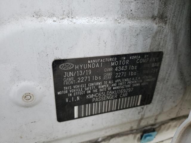 2019 HYUNDAI IONIQ - KMHC65LD5KU169297