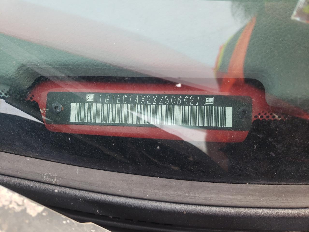 1GTEC14X28Z306621 2008 GMC Sierra C1500