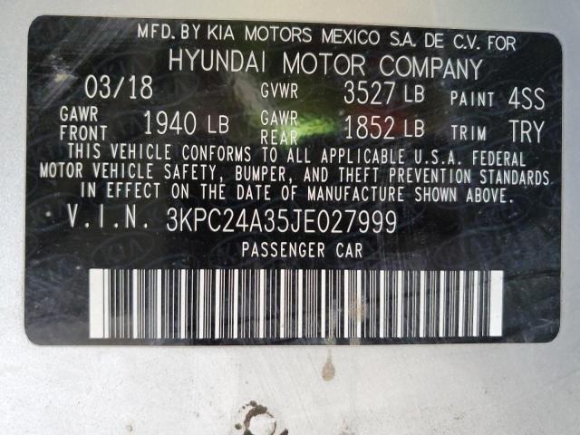 2018 HYUNDAI ACCENT SE - 3KPC24A35JE027999