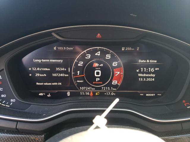 2019 AUDI S4 PRESTIG WAUC4AF43KA002109