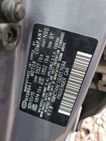 2016 HYUNDAI ACCENT SE - KMHCT4AE1GU017684