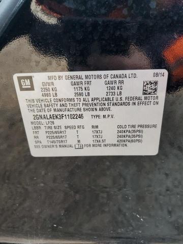 2015 CHEVROLET EQUINOX 1L 2GNALAEK3F1102246