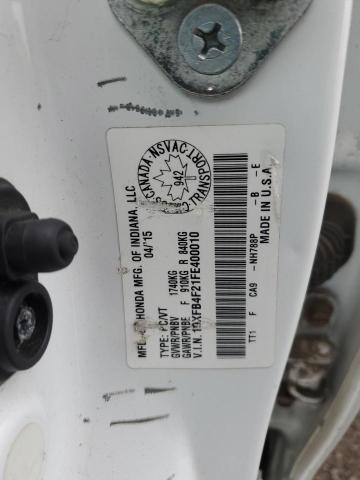 2015 HONDA CIVIC HYBR 19XFB4F21FE400010