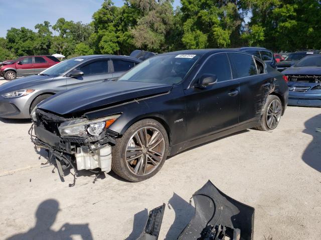 Lot #2423164638 2014 INFINITI Q50 HYBRID salvage car