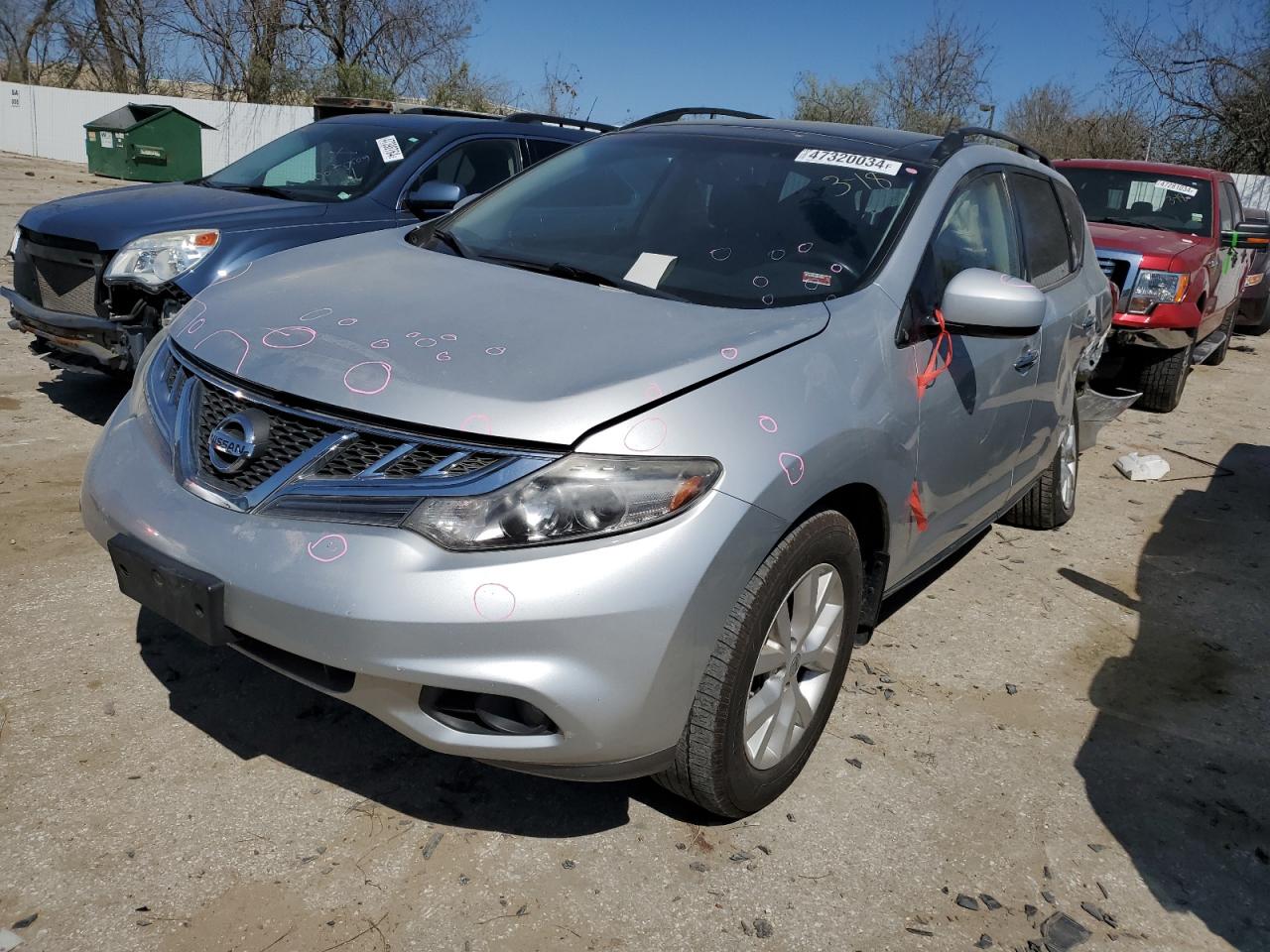 2014 Nissan Murano S vin: JN8AZ1MWXEW523971