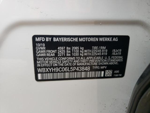 VIN WBXYH9C06L5P43848 2020 BMW X2, Sdrive28I no.13