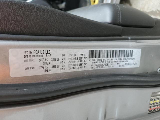 2019 DODGE DURANGO SS 1C4RDJFG0KC795381