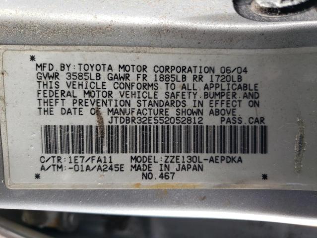 JTDBR32E552052812 2005 Toyota Corolla Ce