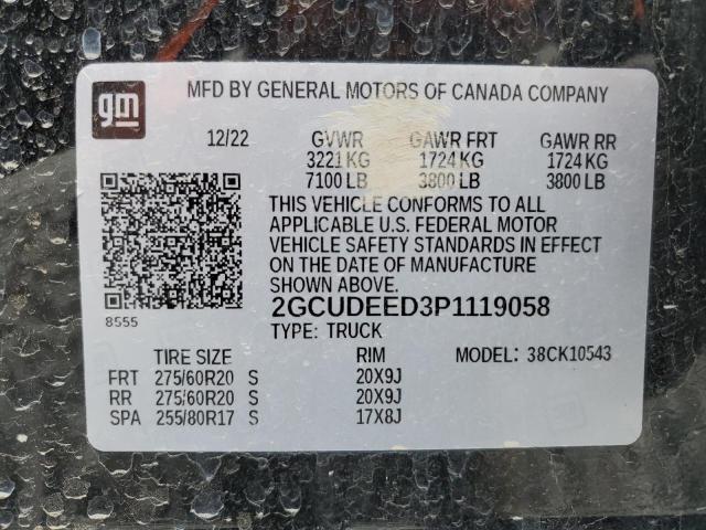 2023 CHEVROLET 1500 SILVE - 2GCUDEED3P1119058